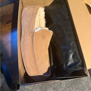 UGG Men's Light Brown Suede Slip-Ons